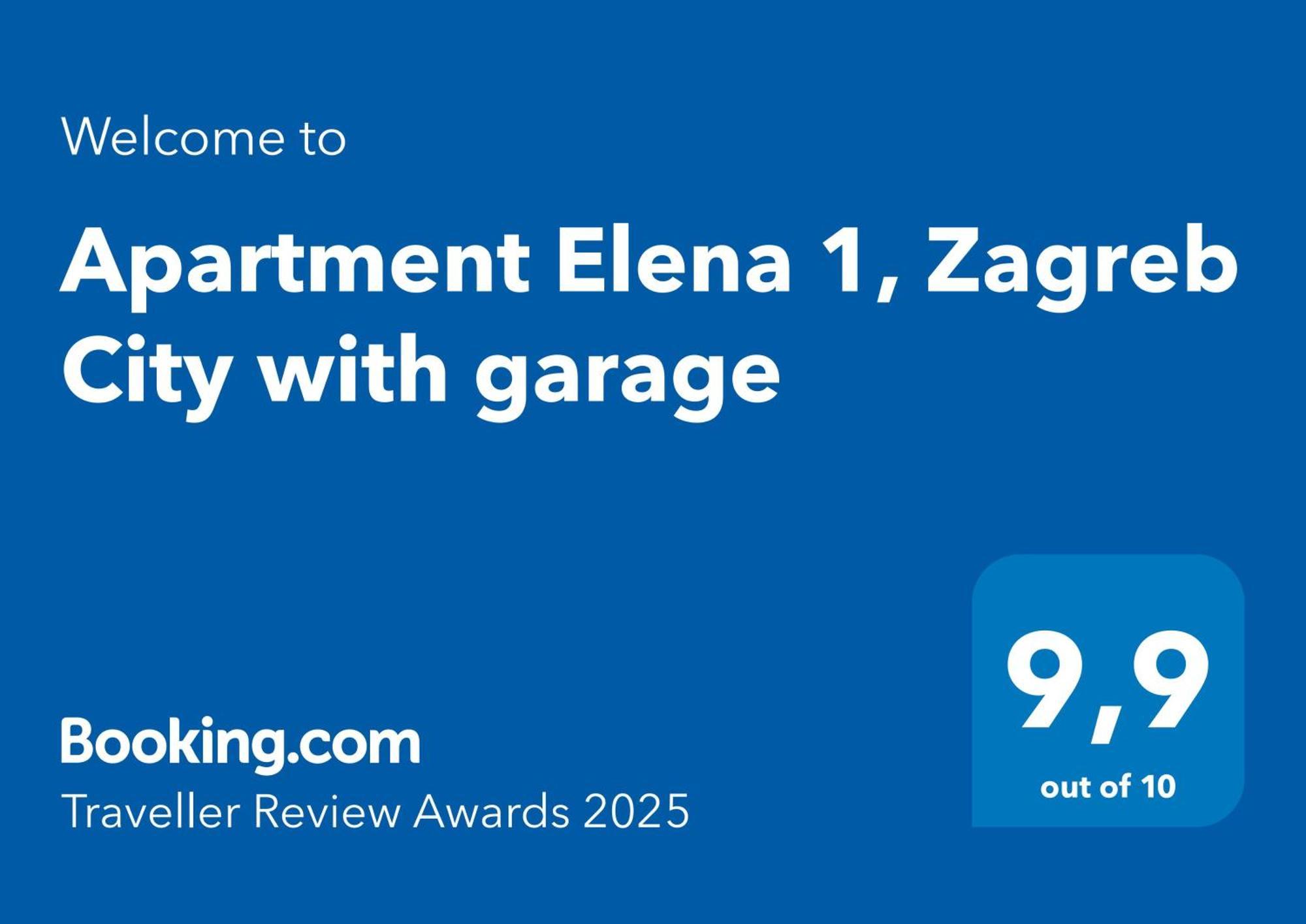 Apartment Elena 1, Zagreb City With Garage Экстерьер фото
